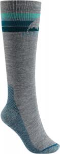 Женские носки Burton Emblem Midweight, Gray Heather