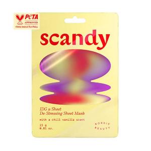 Успокаивающая маска для лица SCANDY De-Stressing Sheet Mask