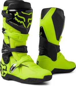 Мотоциклетные ботинки Fox Racing Motion для мужчин, Fluorescent Yellow