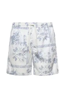 Плавки-шорты с принтом "пейсли" Eleventy, белый