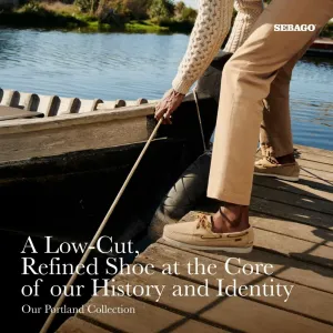 Мокасины Sebago Portland Roughout из грубой кожи ручной работы с кожаной подкладкой и нескользящей резиновой подошвой с протектором, темно-коричневый