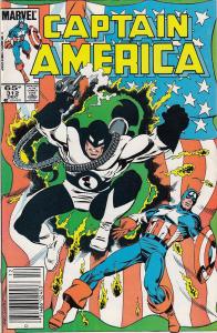 Captain America #312 (Deface The Nation.) (Marvel Comics Group)