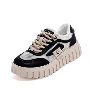 JOHLIN DREAM Женские низкие кэжуал кеды черные, цвет Black