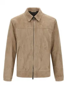 Куртка с воротником Brioni, нейтральный