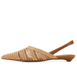 GG-CC GG CC плетёные дышащие ажурные туфли повседневные одиночные 2 см женские абрикос, цвет Apricot