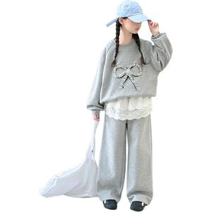 Повседневная спортивная одежда для подростков весна-осень Disney, серый