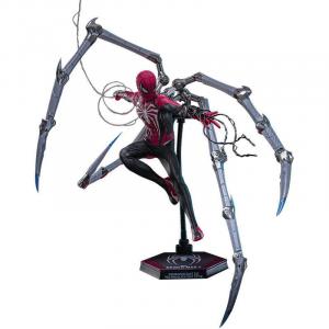 Hot Toys Фигурка Marvel Spider Man 2 Peter Parker Advanced Battlewear 2.0 Red Black Edition, 30 см