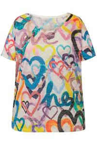 Футболка MIAMODA, разноцветный