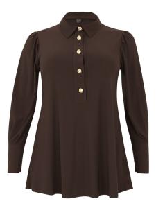 Блуза Yoek Blouse, коричневый