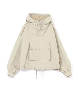 Куртка с капюшоном из хлопка с покрытием