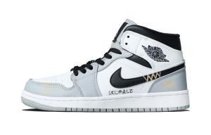 Air 1 Encounter устойчивые к истиранию кроссовки для баскетбола мид-топ Unisex Jordan, черный