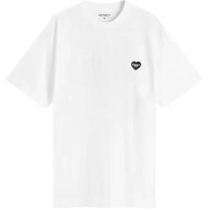 Футболка S/S Heart Ii Hartt из хлопка Carhartt WIP, белый
