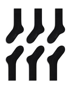 Носки Falke Family из хлопковой смеси, 3 шт, черный