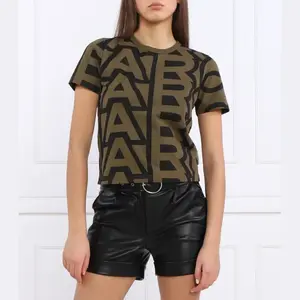 Футболка стандартного кроя Marc Jacobs, хаки