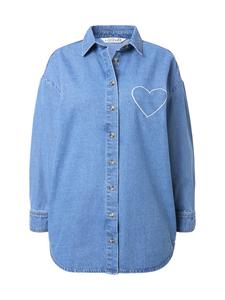 синяя джинсовая блузка-рубашка Studio Untold