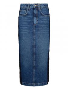 Юбка джинсовая с кружевом LIU JO, синий