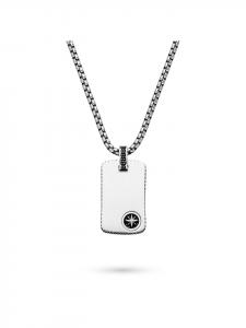 s.Oliver Колье с подвеской-биркой из серебра