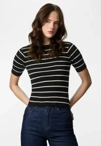 Футболка с принтом мира Pieces, Black