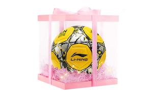 LINING Размер 5 футбольный мяч TPU бесшовный термосварной унисекс ярко-желтый