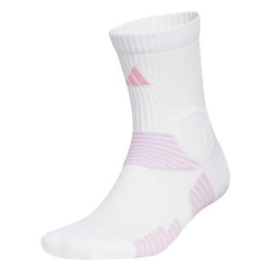 Adidas Баскетбольные носки crew select, мид-кальф, унисекс, 1 пара, белый, розовый