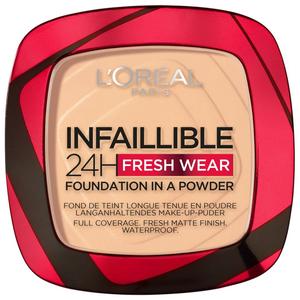 Тональный крем для лица infaillible 24h fresh wear make-up-puder Loreal Paris, 40 - cashmere, вес 9 гр.