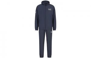 Спортивный костюм с принтом логотипа Ea7 EMPORIO ARMANI
