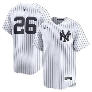 Мужская белая домашняя лимитированная джерси игрока New York Yankees DJ LeMahieu Nike