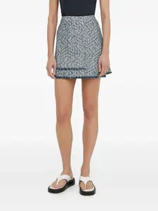 Юбка мини Salinez с бахромой Samsoe Samsoe, синий