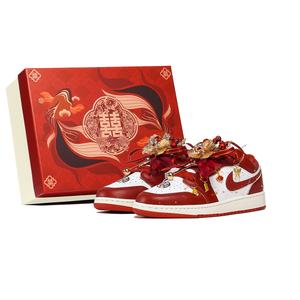 Jordan Кроссовки Air 1 Vintage Unisex низкие красные