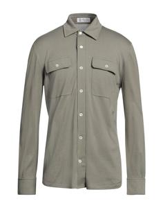 Рубашка Brunello Cucinelli, зеленый