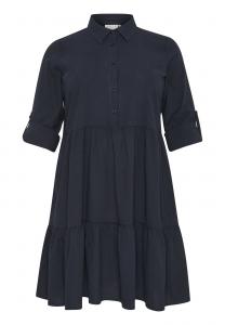 Платье-рубашка KCNANA Kaffe Curve, темно-синий