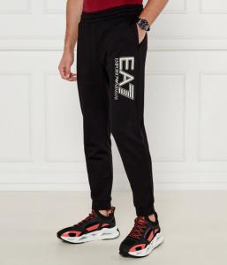 Спортивные штаны мужские Ea7 с логотипом, черный