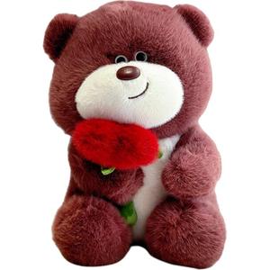 Плюшевый мишка Heart Bear ZITONG, красный