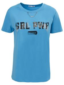 Рубашка Influencer Girl Power, небесно-голубой