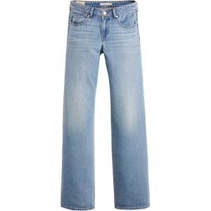 Levis Джинсы женские светло-голубые умеренно широкие