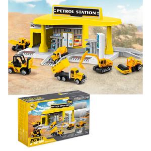 Детская площадка, заправка с машинами. Anek