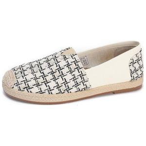 TAIHEYUAN Эспадрильи женские черно-бежевые 77108 бежевые, цвет 77108 Beige