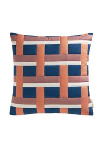 Наволочка декортивная Tom Tailor Check, 45x45 см, темно-синий