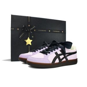 Onitsuka Tiger Кроссовки для скейтбординга Advanti Coverage, противоскользящие и износостойкие, легкие, низкие, унисекс, черные, фиолетовые