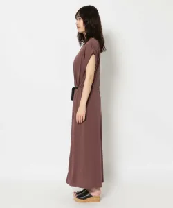 Платье DROIT BELLO с объемным кроем B'2Nd, цвет Brown