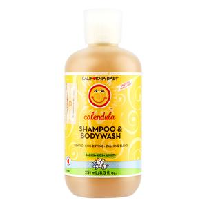 Золотая чаша цветочный гель для душа 2 в 1 освежающий успокаивающий контроль жирности кожи 251мл/562мл CALIFORNIA BABY, 562ml/bottle