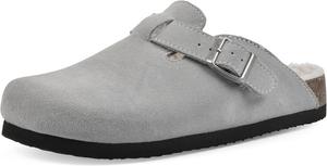 Женские сабо WHITE MOUNTAIN Bari с комфортной анатомической колодкой, светло-серый