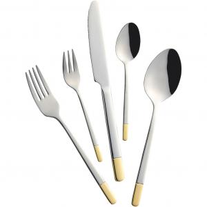 Набор столовых приборов Oceanside, декорирован позолотой Mulex, Edelstahlfarben