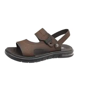 EGCHI Пляжные шлепанцы мужские черные