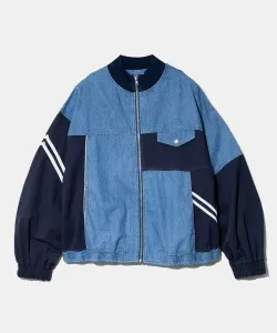 Джинсовая куртка Mililopiulu Jersey Mix (женская) Gsc Womens Select, цвет Blue