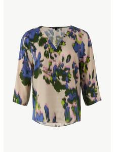 Блузка 80B6_светло-бежевая comma