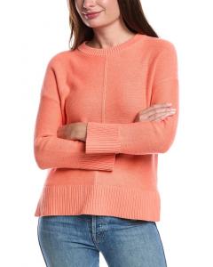 Форте Кашемир Простой свитер Forte Cashmere, оранжевый