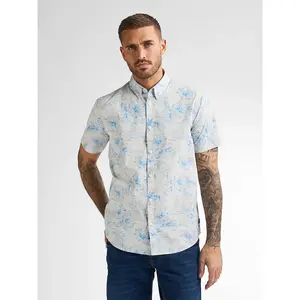 Рубашка с коротким рукавом Petrol Industries M-1050-SIS419, бежевый