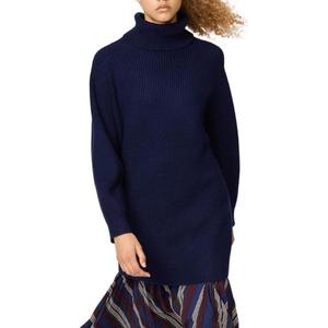 Платье Clare Waight Keller C Collection FW25 с длинными рукавами женское UNIQLO, синий