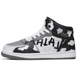Кроссовки HLA JEANS Skateboarding Shoes Unisex High-top, белый/черный